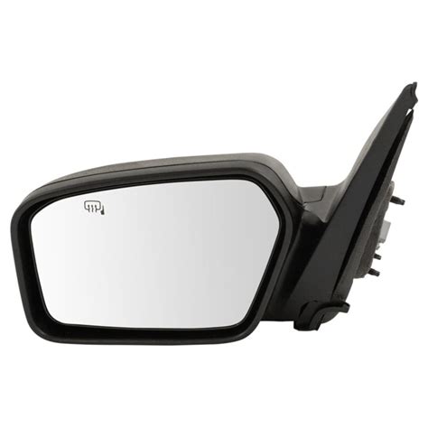 Geelife Mirror Power Heated Puddle Textured Black Driver Side Left For