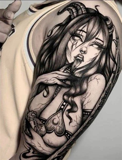 Pin By Cats On Tattoos In Body Art Tattoos Creepy Tattoos