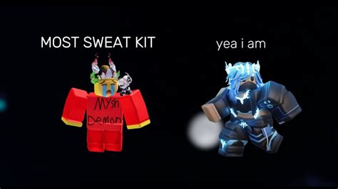 Using The Most Sweaty Kit In Roblox Bedwars Youtube