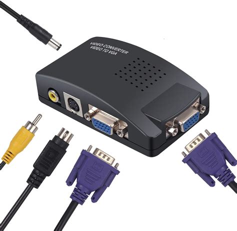 Linkfor Av To Vga Converter Vga S Video Rca To Vga Amazon Co Uk