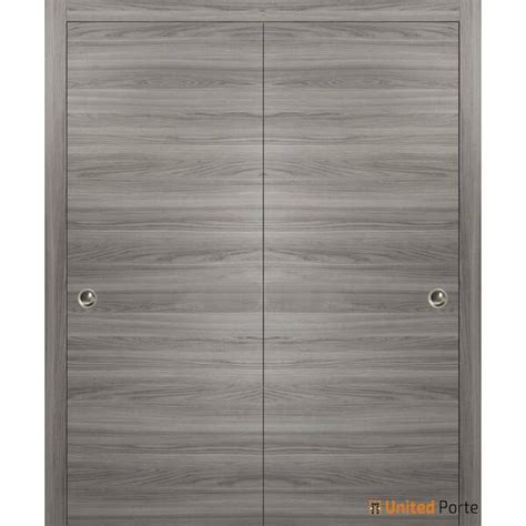 Sartodoors Planum 0010 56 In X 96 In Flush Ginger Ash Finished Wood