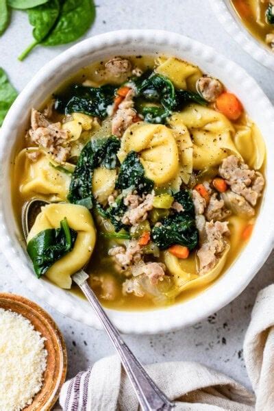 Sausage Tortellini Soup Skinnytaste