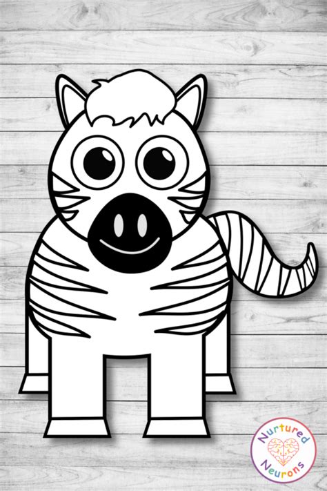 Zebra Template Preschool