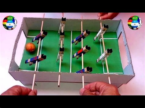 Realiza Un Futbolito Con Elementos De La Casa Estilo De Off