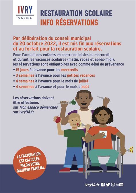 La Restauration Scolaire Ville D Ivry Sur Seine