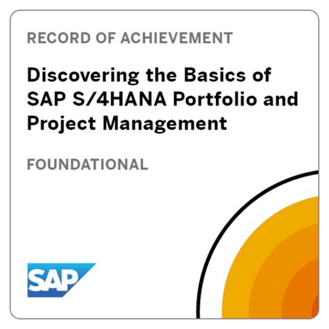 Discovering The Basics Of Sap S Hana Portfolio And Project Management