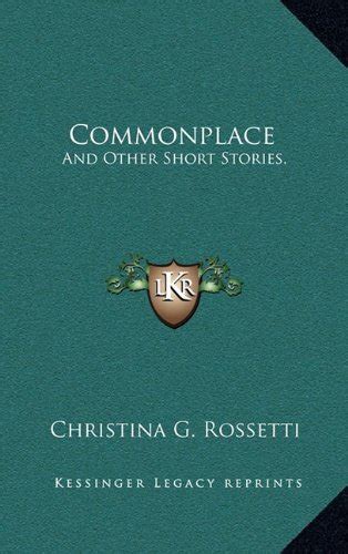 Commonplace And Other Short Stories