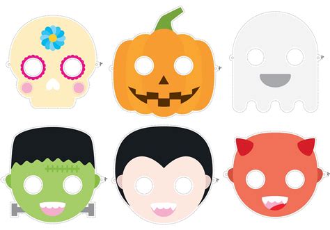 Halloween Mask Vectors 90968 Vector Art at Vecteezy