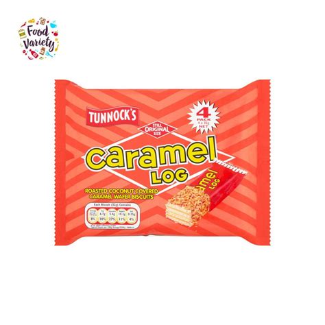 Tunnock S Caramel Log Wafer Biscuits X G G