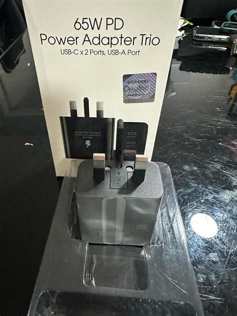 W Pd Power Trio Adapter Pd Port Usb C Usb A Port Super Fast