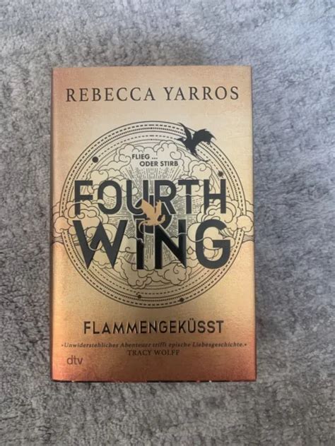 FOURTH WING FLAMMENGEKÜSST Rebecca Yarros VERLAGS Farbschnitt Buch 1