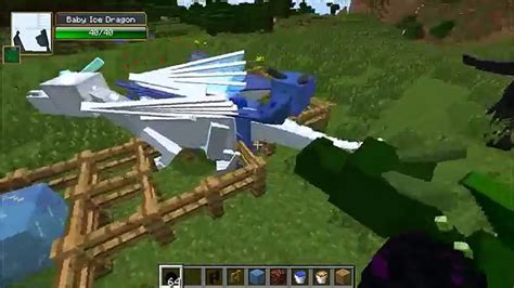 Minecraft DRAGON MOUNTS RIDE AETHER GHOST FIRE ICE WATER Video