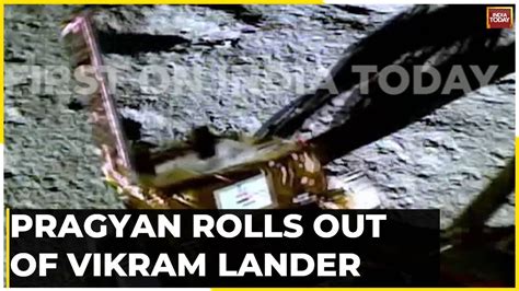 Chandrayaan Update Isro Shares First Video Of Rover Ramping Down On