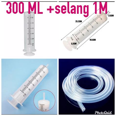 Jual Suntikan Besar Ml Selang Meter Spuit Large Syringe Cc