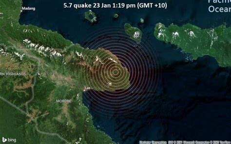 A 5 7 Magnitude Earthquake Hits Papua New Guinea Dcnepal