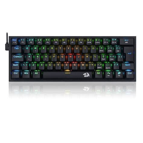 Redragon Fizz K Rgb Usb Mini Teclado Mecnico Extra