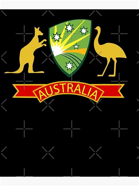 "AUSTRALIA CRICKET LOGO-OFFICIAL" Poster for Sale by Cotton4u | Redbubble