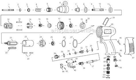 Chicago Pneumatic Cp2042 Impact Screwdriver Oem Replacement Parts From