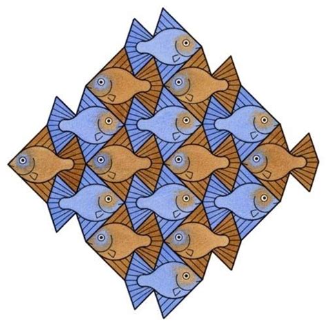 Fish 1 Geometric Andor Arcs David Baileys World Of Escher Like