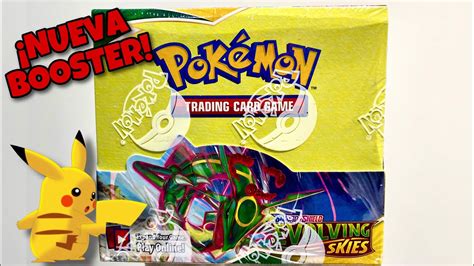 Nueva Booster Box Apertura De Cartas Pokemon Del Set Evolving Skies