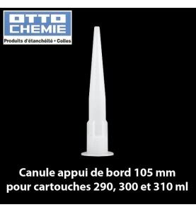 Canule Appui De Bord 105 Mm Pour Cartouches 290 300 Et 310 Ml