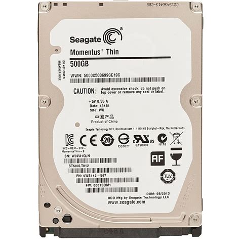 Ổ Cứng HDD 2 5 Seagate 500GB SATA 5400RPM ST500LT012