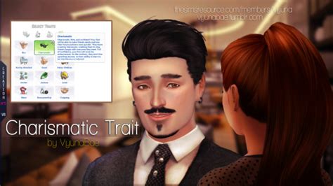 My Sims 4 Blog Charismatic Trait By Vyunabae