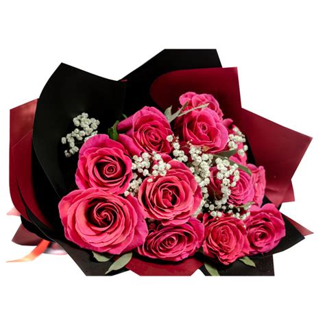 Hot Pink ROSES 600Flora