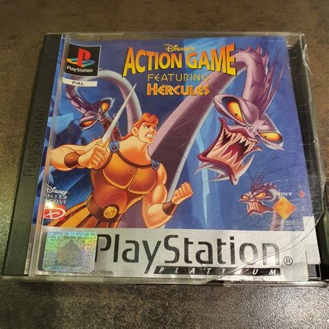 Ps1 Disneys Action Game Featuring Hercules Cib Playstation 1