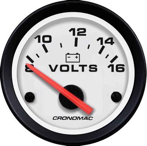 Volt Metro Mm Volts Street Branco Cronomac Cronometer