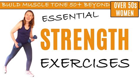 Essential Strength Exercises For Women Over 50 Build Muscle Tone Lively Ladies Youtube