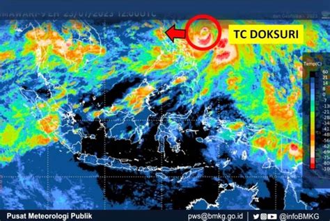 Siklon Tropis Doksuri Bmkg Imbau Waspada Gelombang Tinggi