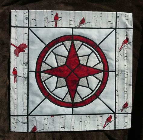 Northern Star Stained Glass Quilt Pattern By Ruth Green