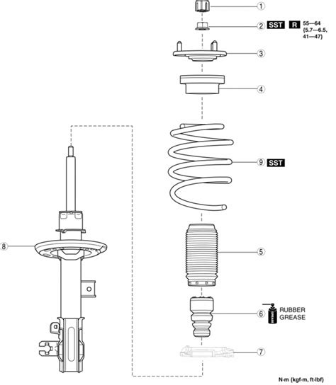 Mazda CX 5 Service Repair Manual Front Shock Absorber And Coil