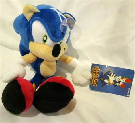 10and Sonic The Hedgehog Blue Plush With Suction Cup Blue Sonic Plush