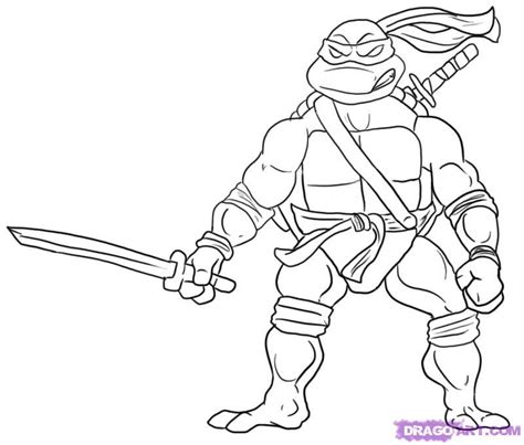 Printable Ninja Turtles Coloring Pages - Coloring Home