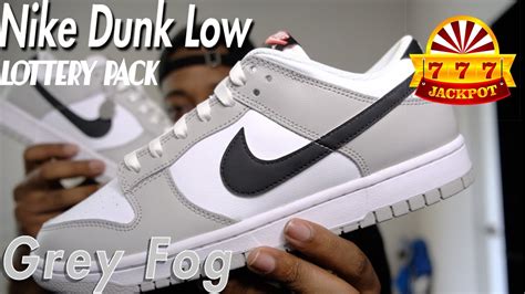 Nike Dunk Low Lottery Pack Fog Grey Review Youtube