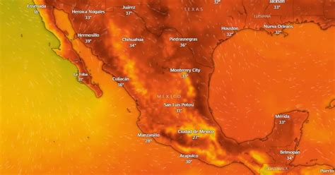 Estos Son Los Estados Donde Se Esperan Lluvias Intensas Y Temperaturas De Hasta 45° Hoy 9 De