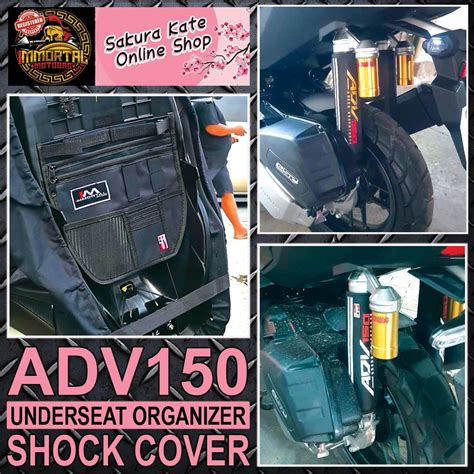 Honda ADV 150 Underseat Organizer Shock Cover By IMMortal Motobag