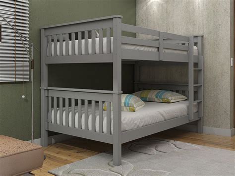 Quad Bunk Grey - Right Price Beds & Mattresses