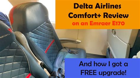 Delta Comfort Plus Review On Embraer E Youtube