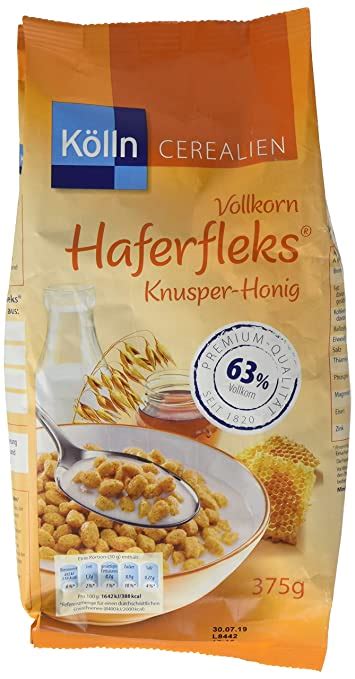 K Lln Vollkorn Haferfleks Knusper Honig X G Amazon De