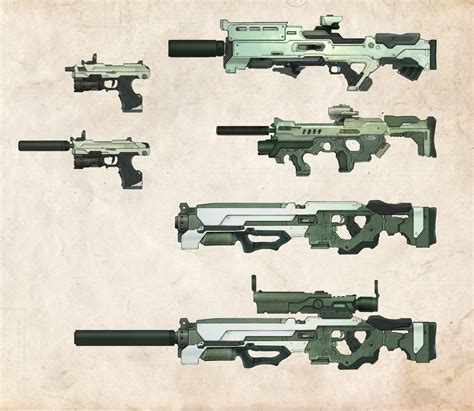 Artstation Ds Prototype Weapons