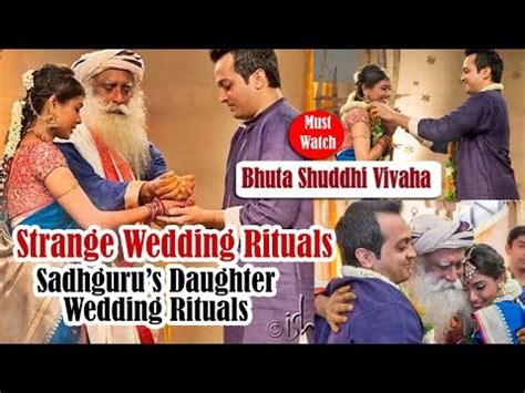 Sadhguru S Daughter Radhe S Bhuta Shuddhi Vivaha Bibaha Wedding