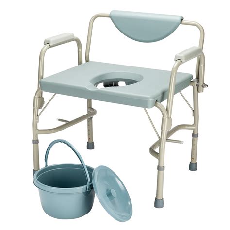 Buy Mefeir Lbs Heavy Duty Drop Arm Medical Bedside Commode Chair