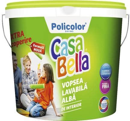 Casabella Vopsea lavabilă pentru interior CasaBella albă 8 5 l Vopsea