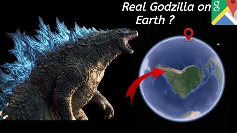 Godzilla Proof I Found Real Godzilla Footprint On Google Earth