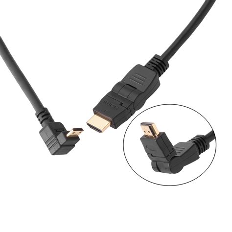 Pearstone High Speed Right Angle Mini Hdmi To Hdcrs 101 5 Bandh