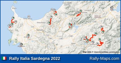 Mapy Zaplanuj Rally Italia Sardegna Wrc Rajdtrasa Pl