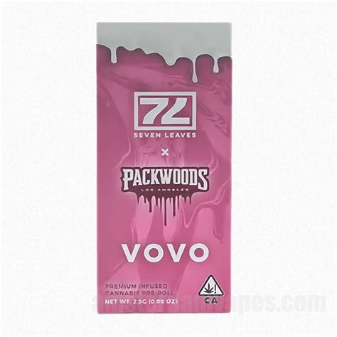 Packwoods Seven Leaves 2 5 Gram Infused Pre Rolls Vovo Packwoods Vape